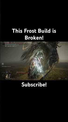 I Tried This Broken Frost Build In Elden Ring! #eldenringfromsoftware #elderring