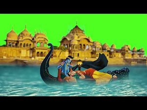 Shri Radha Krishna Graphic green screen backgrounds | Krishna backgrounds | Krishna Motion Graphics