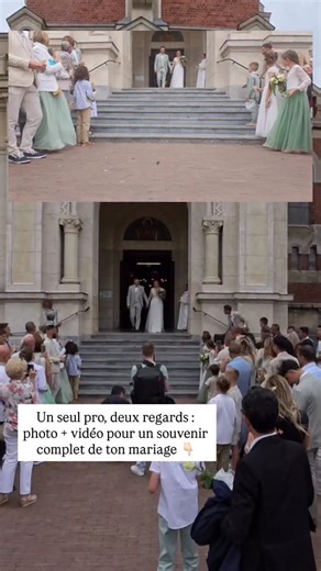 📸🎬✨ Deux souvenirs pour le prix d’un : et si tu choisissais un photographe hybride pour ton mariage ? ✨👇🏻 Un mariage, c’est une journée magique… qui passe à une vitesse folle. Les photos immortalisent vos plus beaux instants, mais la vidéo vous permet de revivre l’émotion, les rires et l’ambiance comme si vous y étiez encore. Avec un photographe hybride, tu profites de : ✔️ Ton reportage photo complet 📸 ✔️ Un petit film souvenir offert 🎥 ✔️ Une seule personne pour capturer ton histoire, en