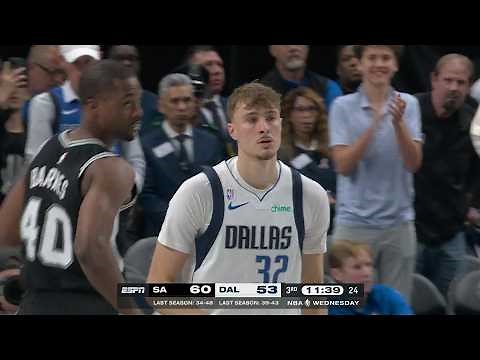 Cooper Flagg makes his FIRST NBA basket in his NBA debut 🤩 | NBA on ESPN