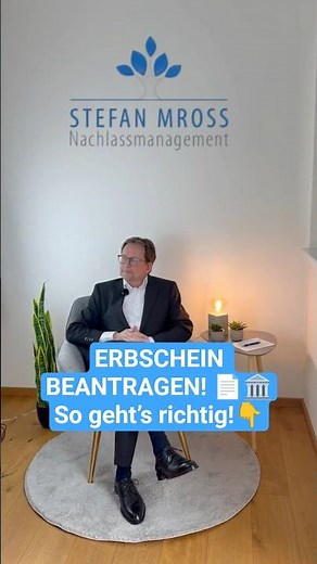 Erbschein beantragen: So geht’s richtig! 📄✅ #testament #erbschaft