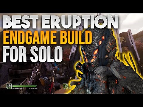 BEST ERUPTION BUILD! Outriders Endgame Pyromancer Build! Legendary Armor Set Acari! Tempest!