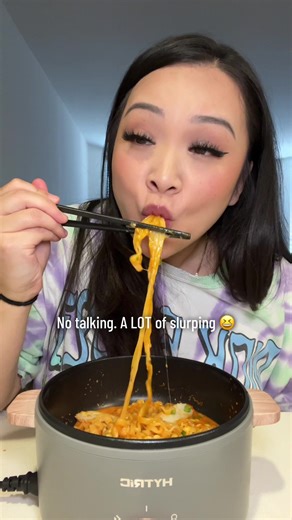 Intense Slurping ASMR Mukbang | Buldak Noodles