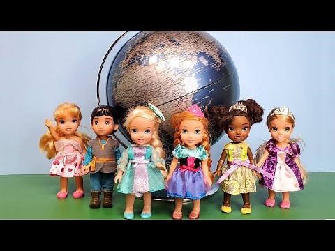 Kids Science Museum ! Elsa and Anna toddlers - field trip - Barbie