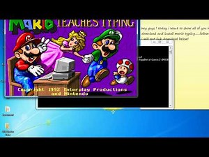 How to download and Install Mario Typing on PC 7 8 10! 如何下載安裝 Mario Typing