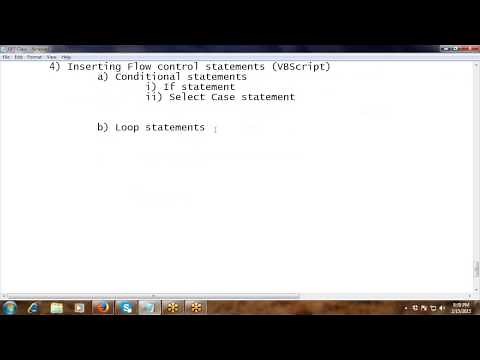 UFT Tutorial 2: UFT Test Process