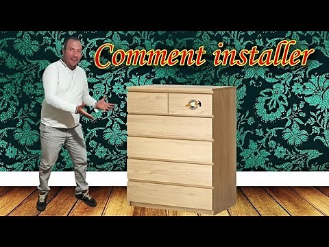 Comment installer une commode MALM