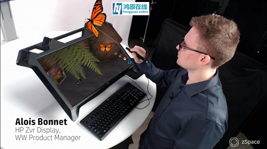 惠普 ZVR 虚拟现实3D显示器 详细介绍 教育行业 3D体验 HP Display Zvr Virtual Reality鸿原在线带你玩转惠普电脑 现货