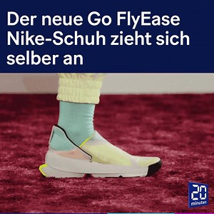 Schnell in die Schuhe schlüpfen und das ohne sich zu bücken – der neue Nike-Schuh Go FlyEase machts möglich. Der neue Sneaker verfügt über einen flexiblen Schuhabsatz, der mit den Fersen runtergedrückt werden kann.🤩 Ein Scharnier sorgt dafür, dass der Schuh sowohl beim Anziehen als auch beim Ausziehen stabil bleibt, wie Nike schreibt. Damit lässt sich der Schuh im Stehen oder Sitzen freihändig anziehen und ist nicht nur für Menschen in Eile attraktiv, sondern auch für Menschen mit Beeinträchtig