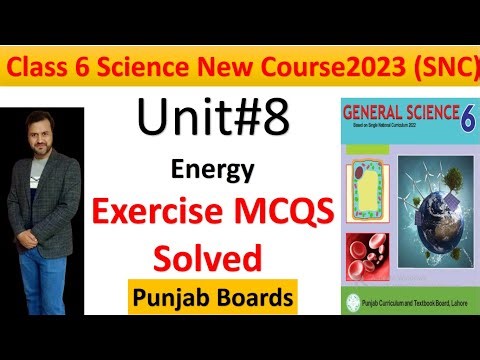 Class 6 Science Unit8 Mcqs |New Course SNC || Class 6 Science New Book Objective Exercise Questions.
