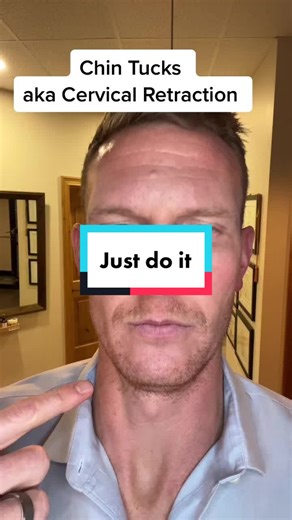 Chin Tucks for Improved Posture and Neck Pain Relief