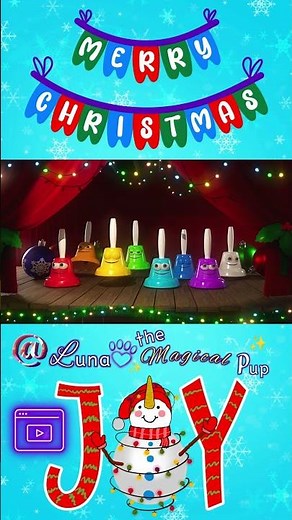 We Wish You a Merry Christmas 🎄 Happy Handbells 🔔 Christmas Songs For Kids ☃️