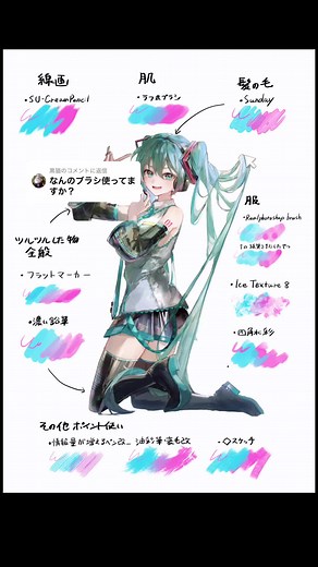 クリスタのおすすめブラシ一覧と塗り方解説