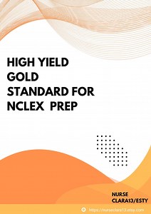 High Yield Gold Standard for NCLEX Preparation. NCLEX Guide to 85 Questions Covering All Topics Essential to Pass NCLEX. A Detailed Guide. - Etsy Australia