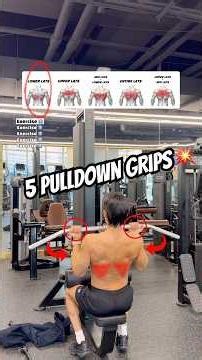 🔸5 Lat Pulldown Grips That Change Your Back Shape🔥 #gymtips #latpulldown #lats #backday