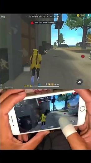 4 FINGER HANDCAM GAMEPLAY SOLO VS SQUAD IPHONE 7 PLUS #freefire#freefiremax#freefireindia