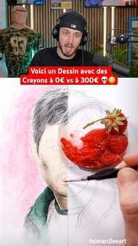 Voici un Dessin avec des Crayons à 0€ vs à 300€ 💀😳