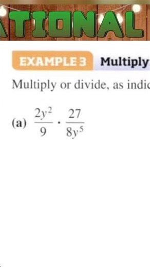 Multiply Simplify Algebraic Fractions #maths #fraction #multiplication #mathtricks #mathhacks