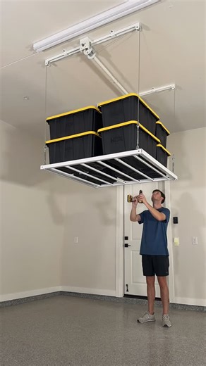 Ceiling Storage and More on Instagram: "Garage Elevators 😍"