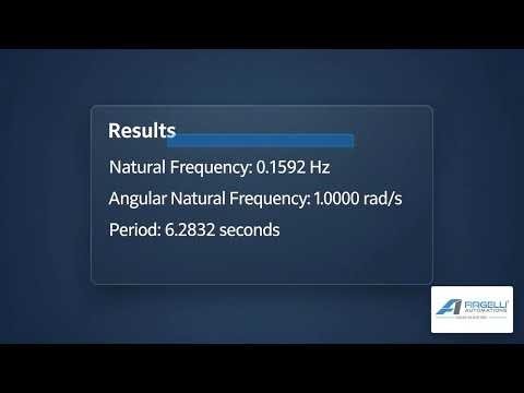 Natural Frequency — Mass-Spring System Calculator — How to Use It | Engineering Tool