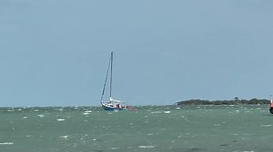 Very windy conditions persist across the Florida Keys and surrounding coastal waters. Take a look at this short video of the nearshore water conditions north of Marathon!! This is classified as extremely rough chop with wind speeds of 25 to 30 knots. | US National Weather Service Key West Florida