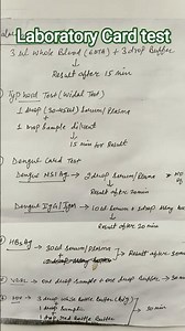 laboratory Card test #medical #laboratory #test #reports