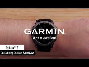 Support: Customizing Controls & Hot Keys on the Enduro™ 2