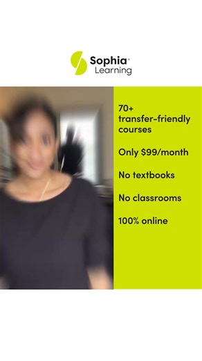 Looking for a way to take college-level courses on your schedule? Look no further. Discover how Sophia Learning can help you along the path to higher education. | Sophia Learning