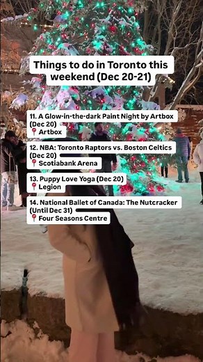 Things to do in toronto this weekend