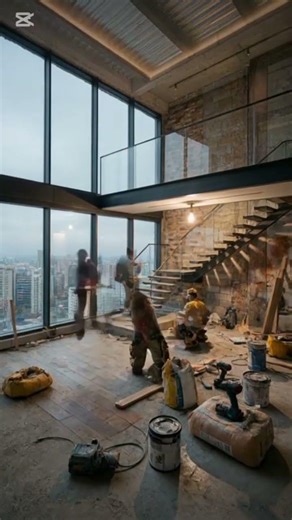 Amazing Results! 🛠✨️ Before & After Open-plan Room. RoomShift.