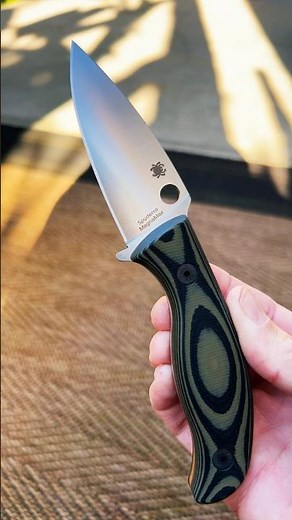 Ultimate Spyderco Fixed Blade?Stoner CNC Mule Team scales and Kydex Sheath! #shorts