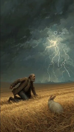 Unexpected Friendship: Old Farmer & Funny Rabbit 🐰 #story