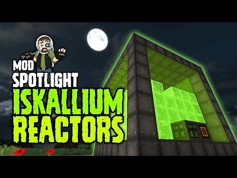 MOD: ISKALLIUM REACTORS | 🔌🖤 BEST POWER MOD FOR MINECRAFT!? | Minecraft Mod Spotlight]