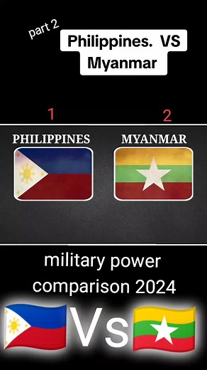 Replying to @ronel.rodelis Philippines Vs Myanmar tentera kuasa #military #power #foryou #pro_data_list #prodatalist #truedata_1