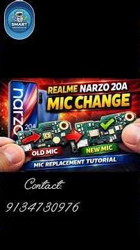 Realme Narzo 20A Mic Not Working? 🔧 Full Mic Change Solution! #mobilerepair #repair ‪@ycs-yang‬