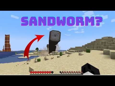 trying to find sandworm in minecraft!