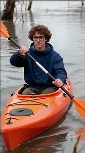 The Forest's Call: A Doe Trusts an Ecologist to Save Her Fawns from the Flood.#animals #wildlife