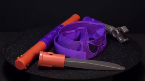Teenage Mutant Ninja Turtles: Mutations Build N Battle Donatello Bo Staff Basic Role Play Set by Playmates Toys