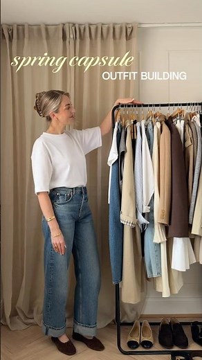 20 spring capsule outfits 📌🤍 #capsulewardrobe #outfitideas #wardrobeessentials #styling #ootdguide
