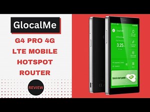 GlocalMe G4 Pro 4G LTE Mobile Hotspot Router: Stay Connected Anywhere - Review