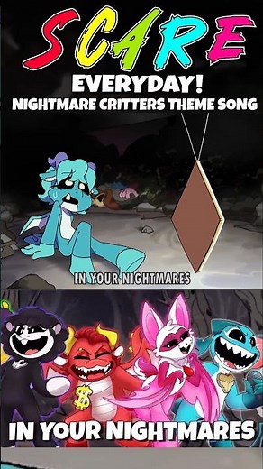 Scare Everyday! (Nightmare Critters Theme Song) Poppy Playtime Slurpee Sally Spot The Difference 🐲🟨