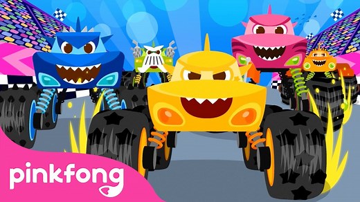 Ready for the Monster Truck Race? | Pinkfong
