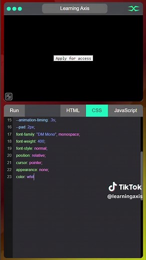 Expanding Corners Button in HTML and CSS