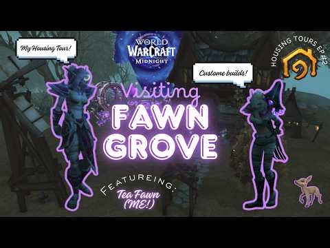 WoW Housing Tour : Modern Gilnean Home with Elven Flair! | Cozy Lo-Fi ASMR Vibes | Episode 2