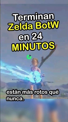 How speedrunners finish Zelda botw in 24 minutes
