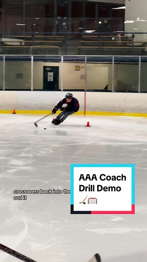You fall? You get back up and finish the drill!🏒🥅 w/ @Tom Stewart 📹: @Dave Koval