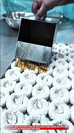 Innovative Butter Pouring Machine : Best Uniform Pastry Coating System
