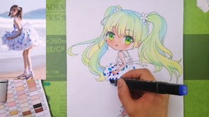 Q版人物的绘画方法