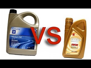 Opel GM dexos 2 5W30 vs Eneos Premium Hyper Multi 5W30 test