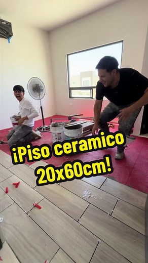 Instalación de piso cerámico 20x60 cm paso a paso